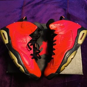 Air Jordan toro infrared, 6s used size 10 read posting